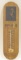 Baker's Hygrade Ice Cream Wood Adv Thermometer