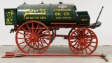 Restored Polarine Horse-Drawn Oil Wagon