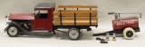 Working Model 1930s Ford Truck with Oil Trailer