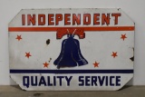 SSP Independent Quality Service Gasoline Adv Sign