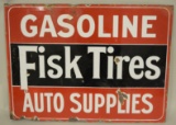 DSP Flange Fisk Tires Gasoline Advertising Sign