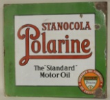 DSP Flange STANOCOLA Polarine Motor Oil Adv Sign