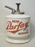 Vintage Parfay Soda Bar Ceramic Syrup Dispenser
