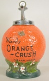 Vintage Ward's Orange Crush Syrup Dispenser