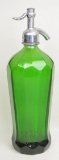 Vintage Nehi Green Glass Seltzer Bottle
