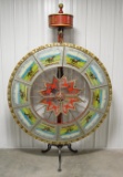 Large H.C. Evans & Co. Horse Gambling Wheel