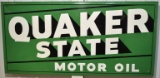 SST Embossed Quaker State Oil Advertising Sign