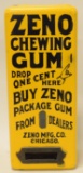 Cast Iron  Zeno Chewing Gum Coin Operated Machine