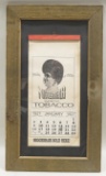 Nigger Hair Smoking Tobacco 1927 Calendar
