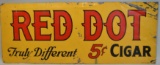DST Red Dot Cigar Advertising Sign
