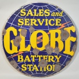 DSP Globe Battery Station Advertising Sign