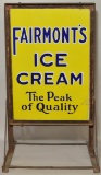 DSP Fairmount's Ice Cream Advertsing Sign w/ Stand