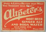 SST Altpeter's Root Beer Advertising Sign