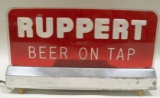 Ruppert Beer on Tap Light-up Sign
