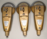 Lot Of Three Vintage Duncan Miller Parking Meters
