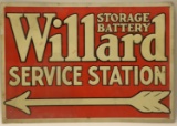 Vintage SST Willard Service Station Adv Sign