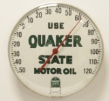Quaker State Motor Oil Advertising Thermometer