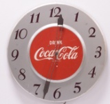 Drink Coca Cola Open Face Metal Clock