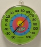 7-up Advertising Thermometer- Jumbo dial