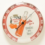 Canada Dry Advertising Thermometer- Pam Clock Co