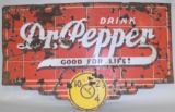 Large SSP Dr. Pepper Advertising sign.