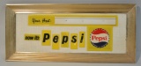 Single Sided  Pepsi Advertising Sign