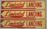 Lot Of 3 NOS Limberlost Landing SST Adv Signs