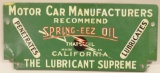 Spring-eez Oil Rack Topper Sign