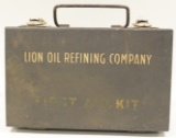 LION Oil Company First Aid Kit Box