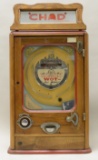 Chad Coin Operated Upright Pinball Game 1920s