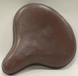 Early Persons Leather Motorcycle Seat