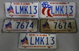 1973 & 1977 District Of Columbia License Plates