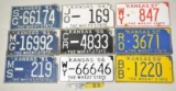 1951-1959 Kansas License Plate Lot