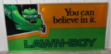 Large SST Embossed Lawn-Boy Advertising Sign