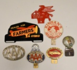 Lot of Vintage & Collectible License Plate Topper