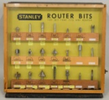 Vtg Stanley Tools Router Bits Store Adv Display