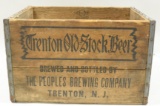 Trenton Old Stock Beer Wooden Crate- NJ