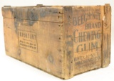 Beechnut Chewing Gum Wooden Crate