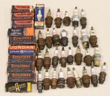 Large Lot Of Vintage Spark Plugs