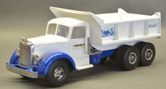 Restored Smith Miller Blue Diamond Dump Truck