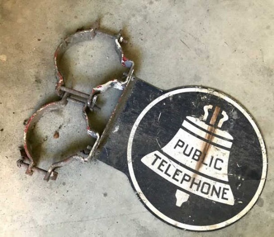 American Bell Public Telephoe Sign