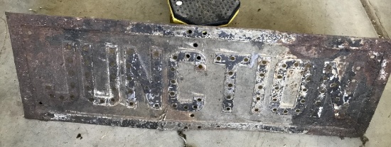 Cast Iron "Junction" Sign