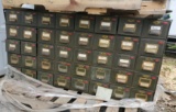 Vintage catalog cabinet, some drawers full of