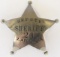 Early Obsolete Lake Co. Deputy Sheriff Badge No.24