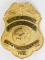 Obsolete Leslie O. Pruitt Lake Co. Treasurer Badge