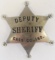 Early Obsolete Cass Co. Ind. Deputy Sheriff Badge