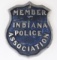 Vintage Indiana Police Association Bumper Badge