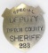 Obsolete Tipton Co. Spl. Deputy Sheriff Badge