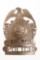 Obsolete East Gary IN Police Cap Badge