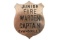 Obsolete Evansville Indiana Jr Fire Warden Badge
